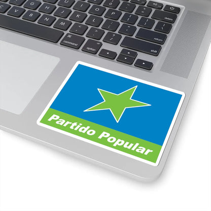 Bandera Partido Popular (Panama) STICKER Vinyl Kiss-Cut Decal - The Sticker Space
