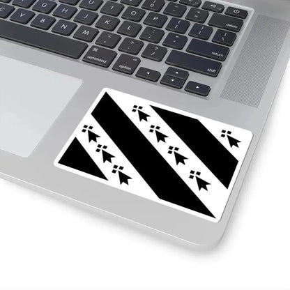 Bandera Pays Rennes (Belgium) STICKER Vinyl Kiss-Cut Decal - The Sticker Space