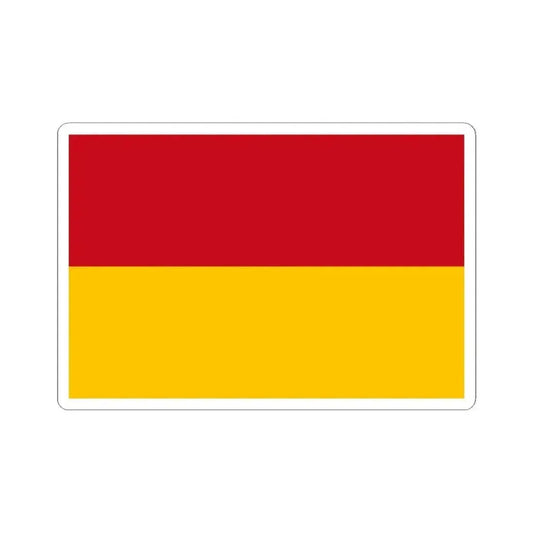 Bandera Provincia Azuay (Ecuador) STICKER Vinyl Kiss-Cut Decal 2 Inch White - The Sticker Space