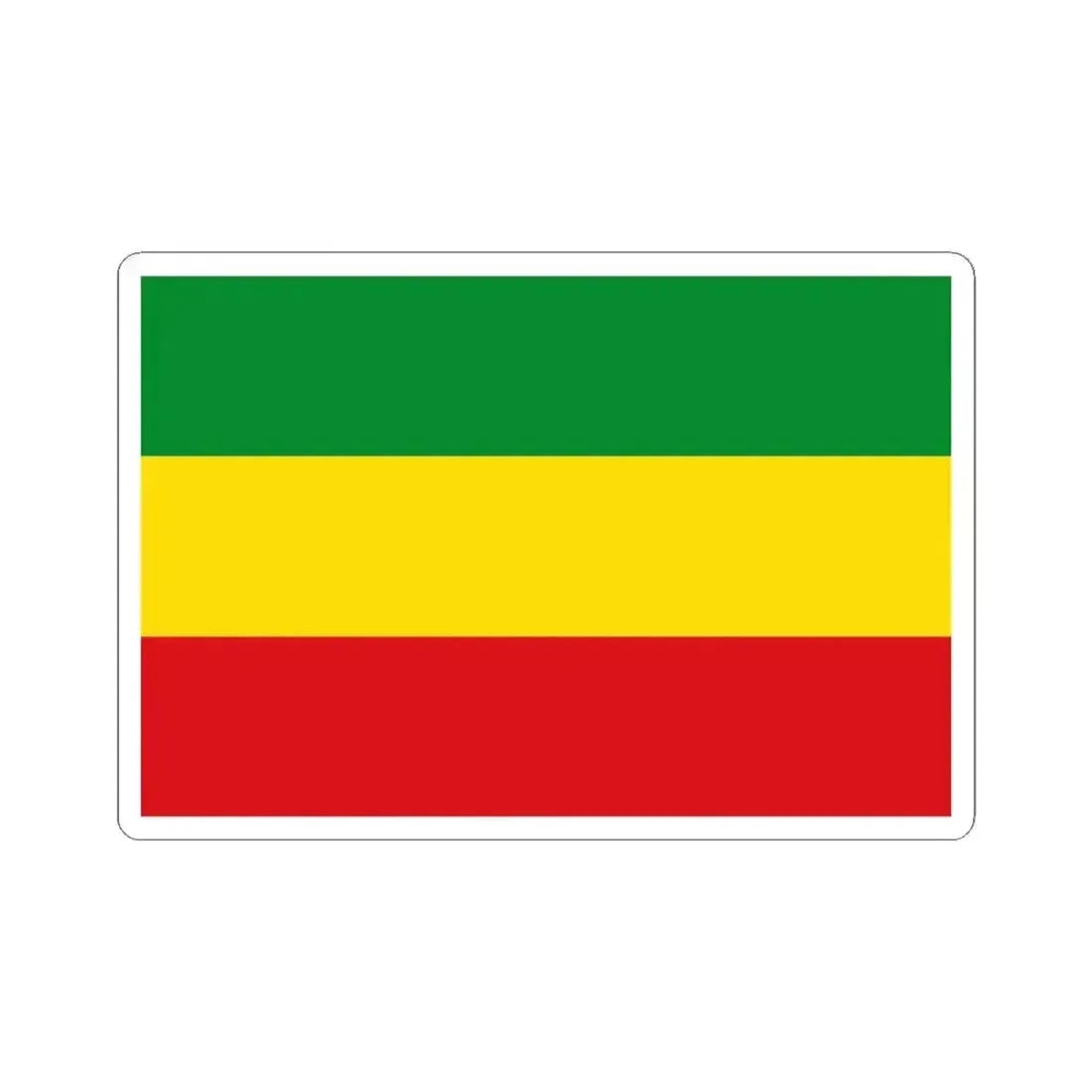 Bandera Provincia Carchi (Ecuador) STICKER Vinyl Kiss-Cut Decal 4 Inch White - The Sticker Space