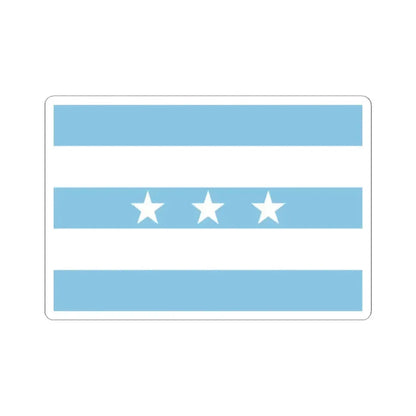 Bandera Provincia Guayas (Ecuador) STICKER Vinyl Kiss-Cut Decal 2 Inch White - The Sticker Space