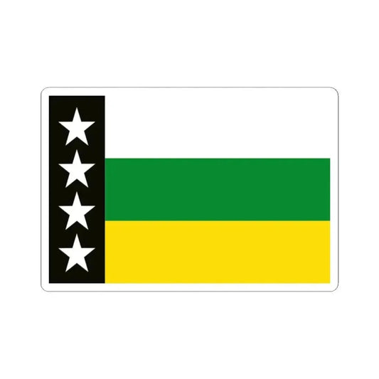 Bandera Provincia Orellana (Ecuador) STICKER Vinyl Kiss-Cut Decal 2 Inch White - The Sticker Space