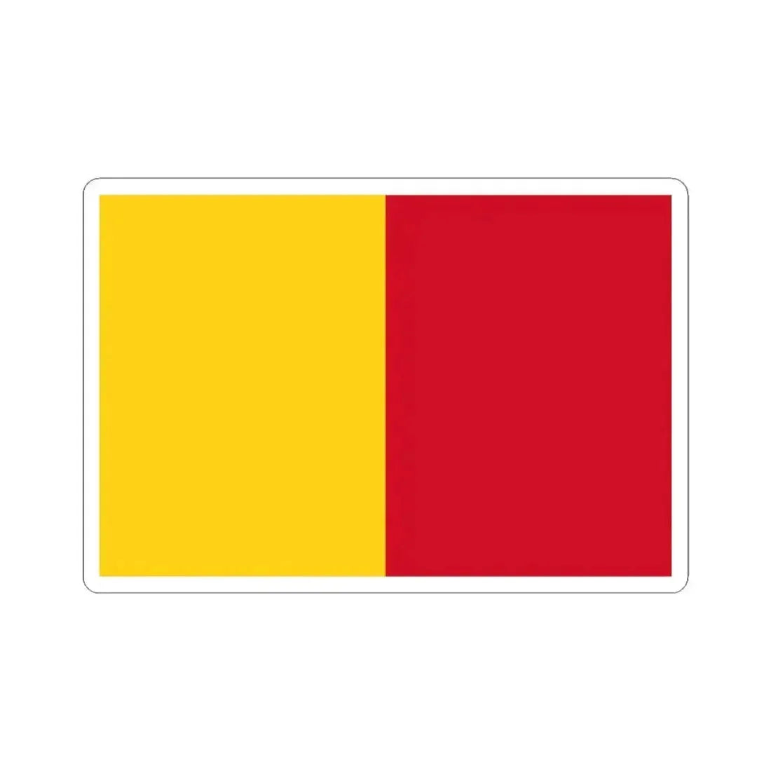 Bandera Provincia Pichincha (Ecuador) STICKER Vinyl Kiss-Cut Decal 4 Inch White - The Sticker Space