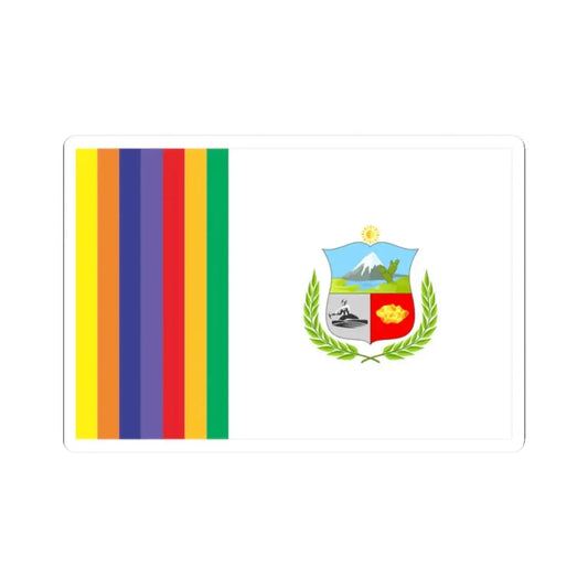 Bandera Region Apurimac (Peru) STICKER Vinyl Kiss-Cut Decal 2 Inch White - The Sticker Space