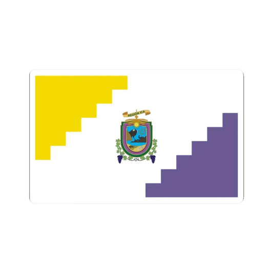 Bandera Region Ica (Peru) STICKER Vinyl Kiss-Cut Decal 2 Inch White - The Sticker Space