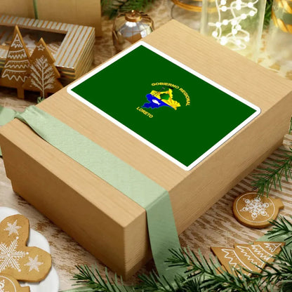 Bandera Region Loreto (Peru) STICKER Vinyl Kiss-Cut Decal - The Sticker Space