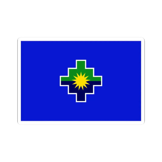 Bandera Region Puno (Peru) STICKER Vinyl Kiss-Cut Decal 2 Inch White - The Sticker Space