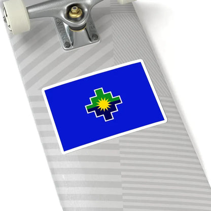 Bandera Region Puno (Peru) STICKER Vinyl Kiss-Cut Decal - The Sticker Space