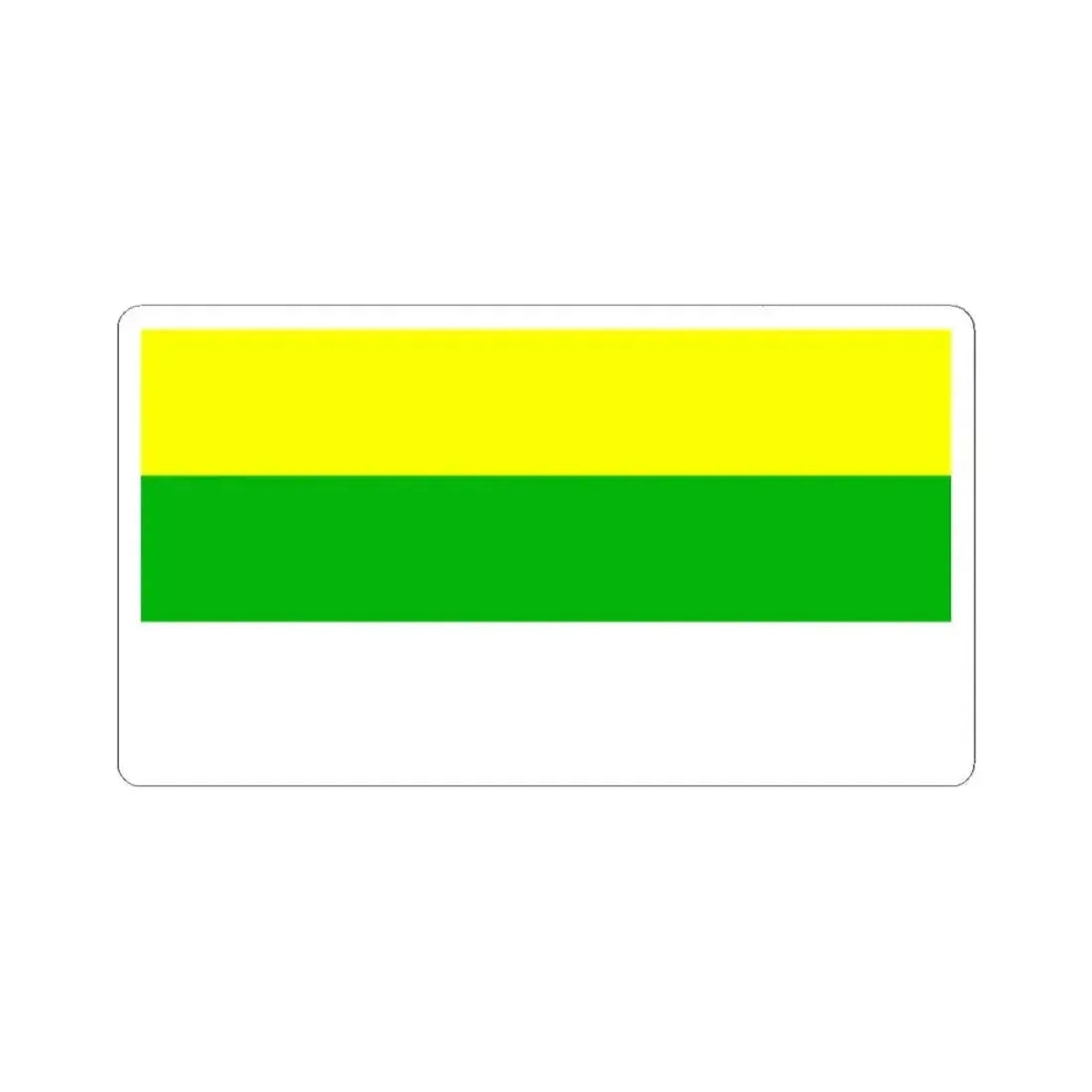 BanderaPuyango (Ecuador) STICKER Vinyl Kiss-Cut Decal 2 Inch White - The Sticker Space