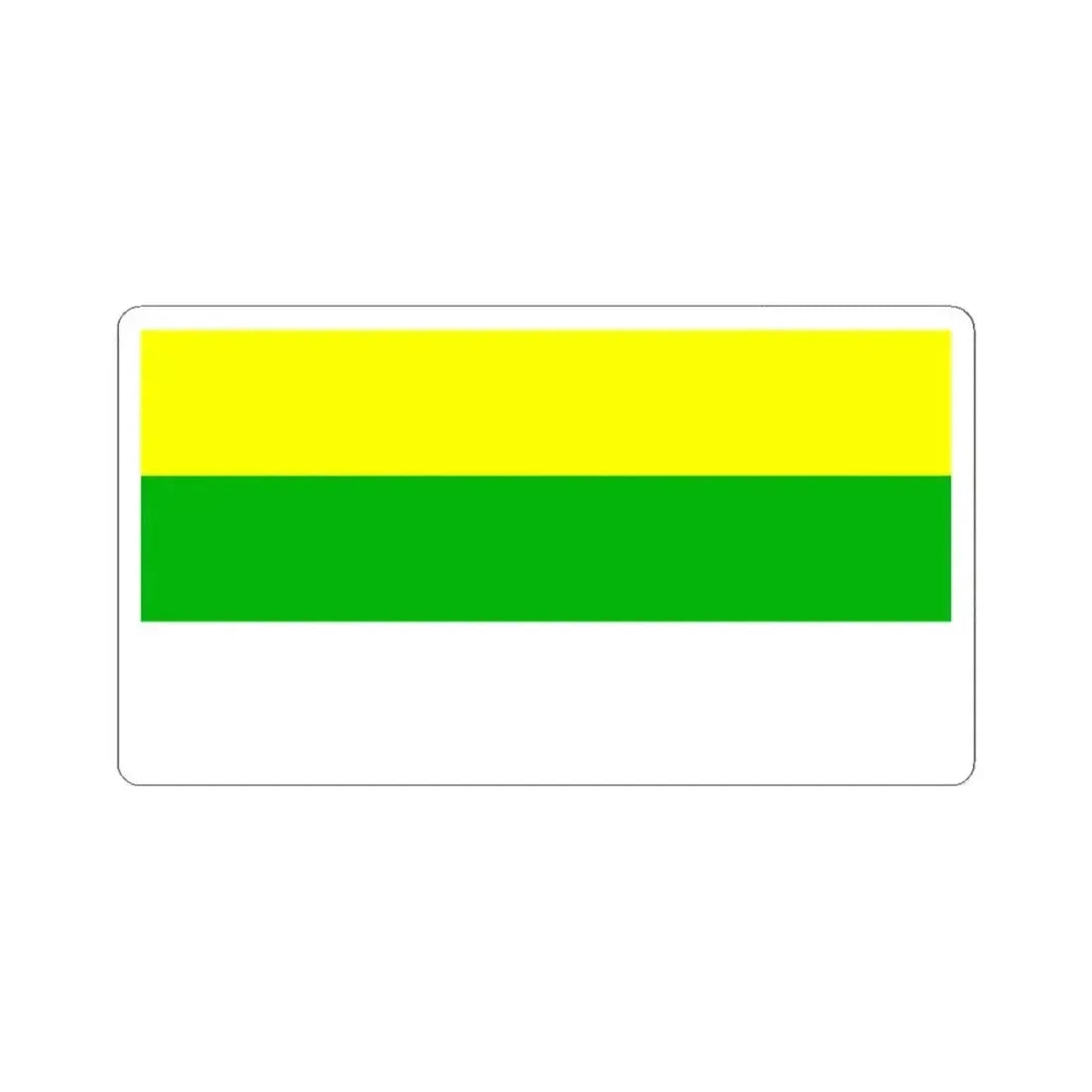 BanderaPuyango (Ecuador) STICKER Vinyl Kiss-Cut Decal 6 Inch White - The Sticker Space