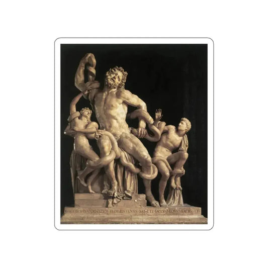 BANDINELLI, Baccio - Laocoon (Artwork) STICKER Vinyl Die-Cut Decal White Die-Cut 2 Inch - The Sticker Space