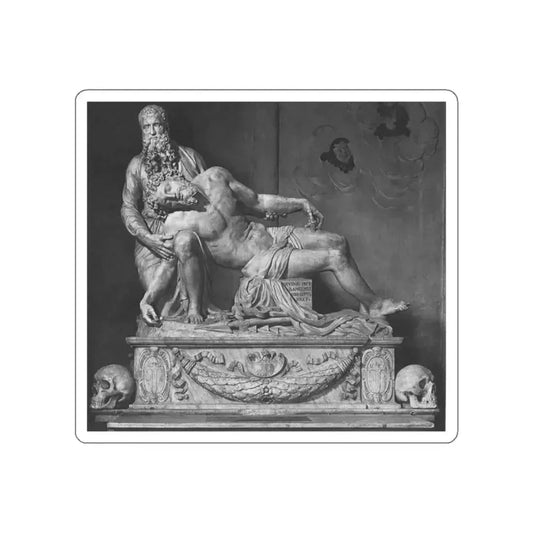BANDINELLI, Baccio - Pieta (Artwork) STICKER Vinyl Die-Cut Decal White Die-Cut 2 Inch - The Sticker Space