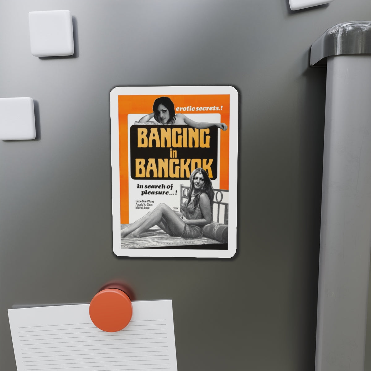 BANGING IN BANGKOK 1976 Movie Poster - Die-Cut Magnet-The Sticker Space