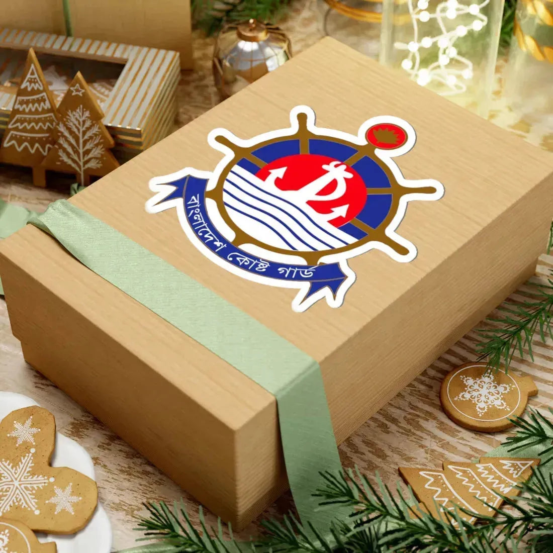 বলদশ কসট গরডর পরতক (Bangladesh) (Coat of Arms) STICKER Vinyl Kiss-Cut Decal - The Sticker Space