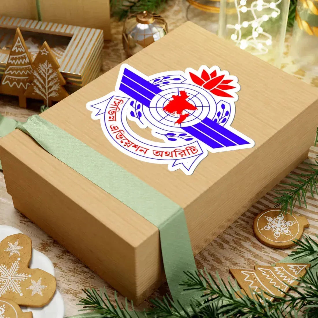 বলদশ বসমরক বমন চলচল করতপকষর লগ (Bangladesh) (Coat of Arms) STICKER Vinyl Kiss-Cut Decal - The Sticker Space