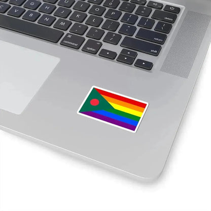 Bangladesh LGBT rainbow flag (Bangladesh) STICKER Vinyl Kiss-Cut Decal - The Sticker Space