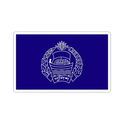 Bangladesh Police Flag (Bangladesh) STICKER Vinyl Kiss-Cut Decal 3 Inch White - The Sticker Space