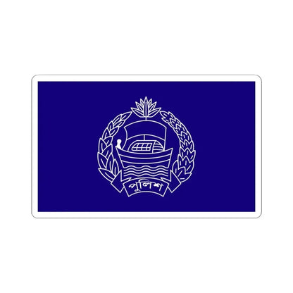 Bangladesh Police Flag (Bangladesh) STICKER Vinyl Kiss-Cut Decal 4 Inch White - The Sticker Space