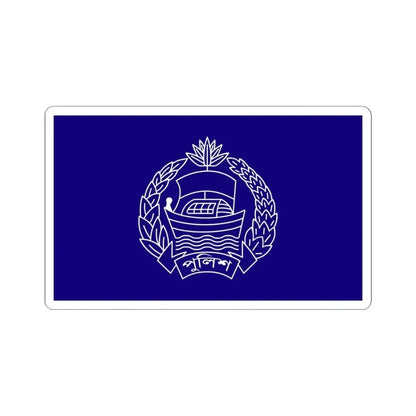 Bangladesh Police Flag (Bangladesh) STICKER Vinyl Kiss-Cut Decal 6 Inch White - The Sticker Space