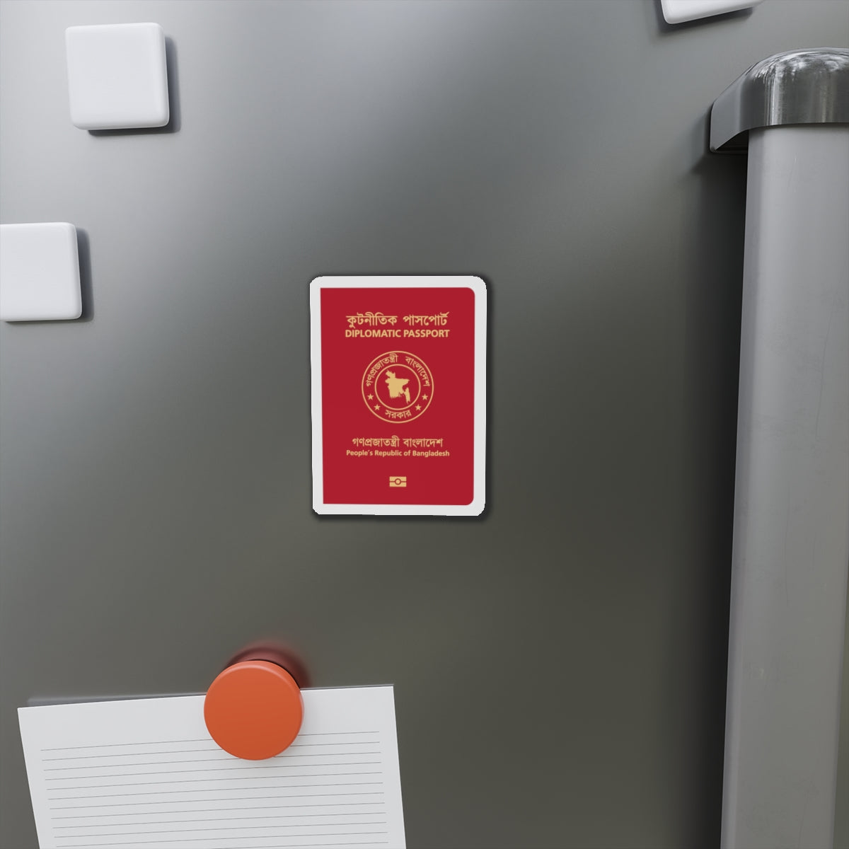 Bangladeshi Diplomatic Passport - Die-Cut Magnet-The Sticker Space