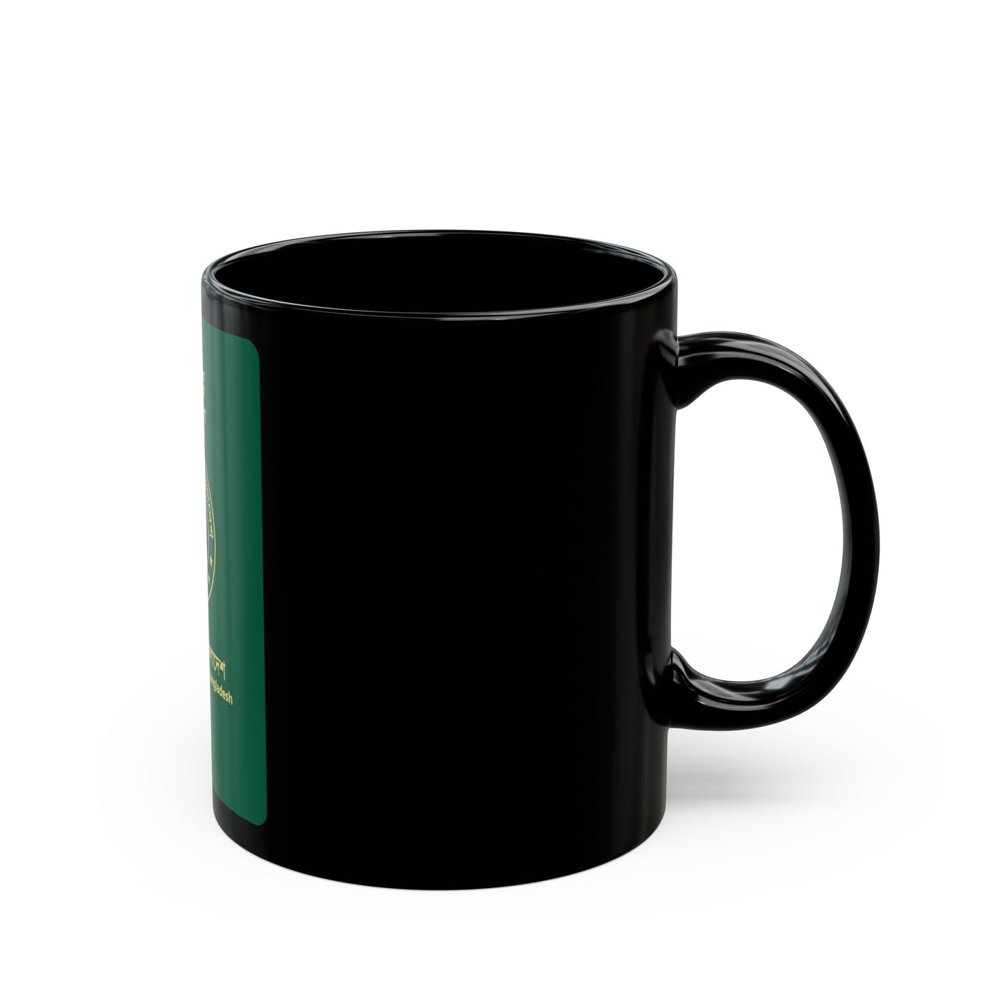 Bangladeshi E-Passport - Black Coffee Mug