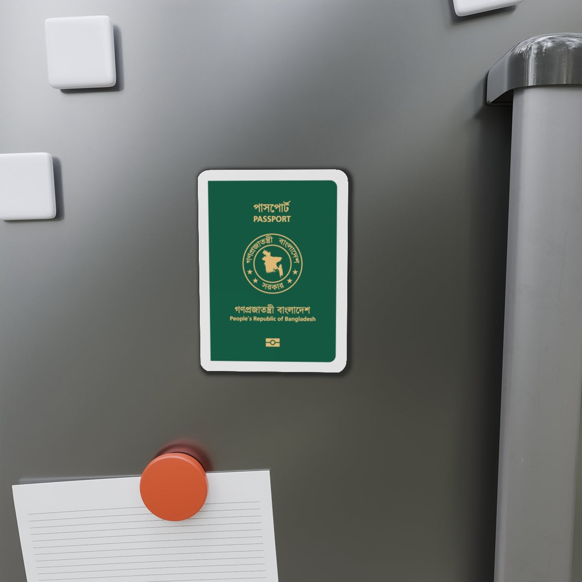 Bangladeshi E-Passport - Die-Cut Magnet-The Sticker Space