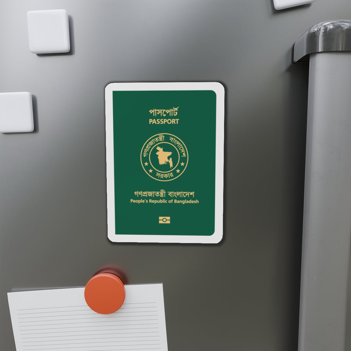 Bangladeshi E-Passport - Die-Cut Magnet-The Sticker Space