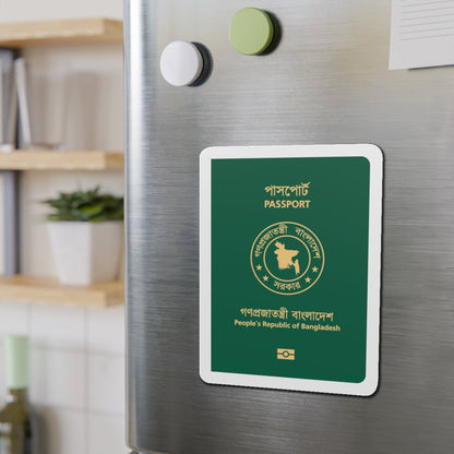 Bangladeshi E-Passport - Die-Cut Magnet-The Sticker Space