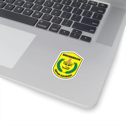 Banjarmasin Logo (Indonesia) (Coat of Arms) STICKER Vinyl Kiss-Cut Decal - The Sticker Space
