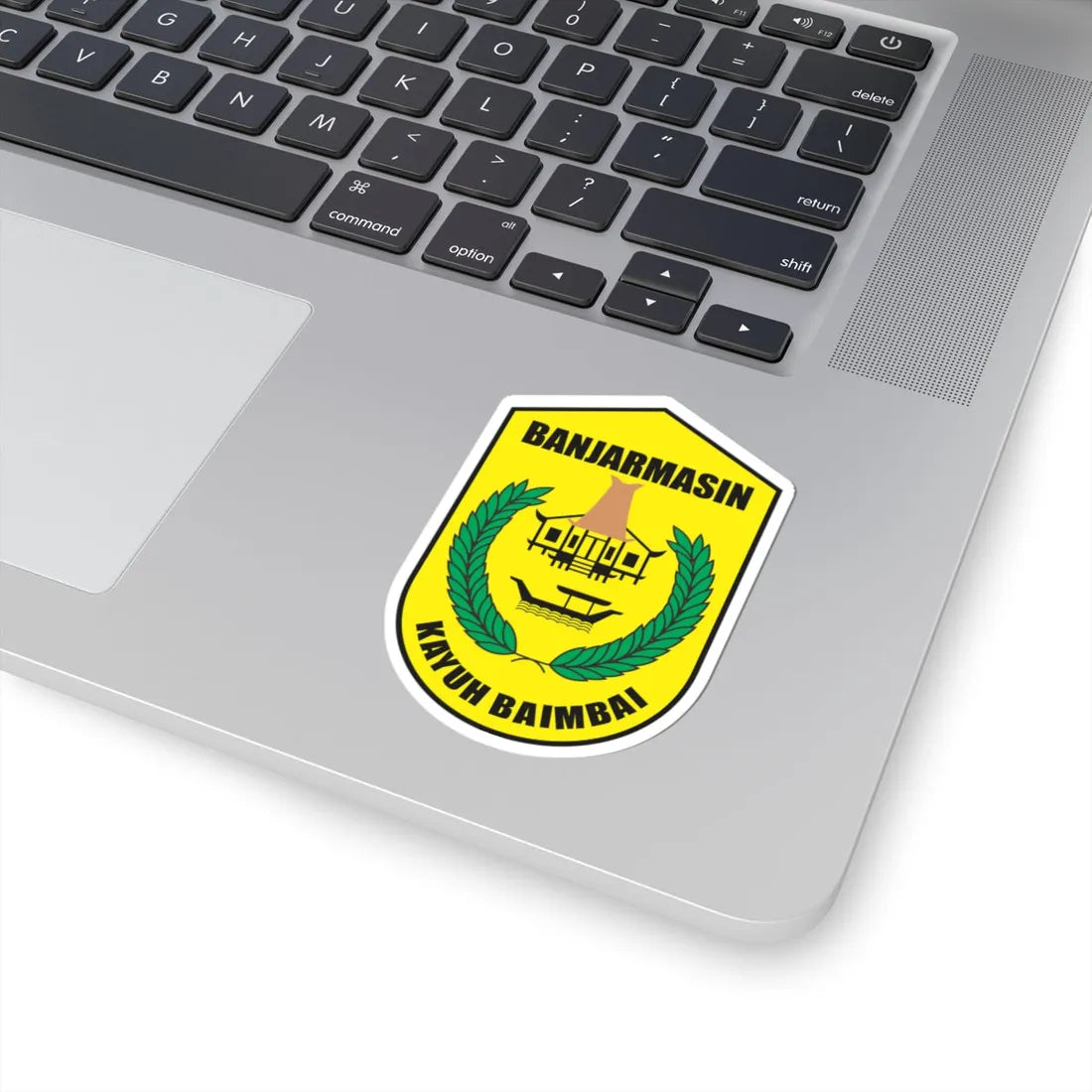 Banjarmasin Logo (Indonesia) (Coat of Arms) STICKER Vinyl Kiss-Cut Decal - The Sticker Space