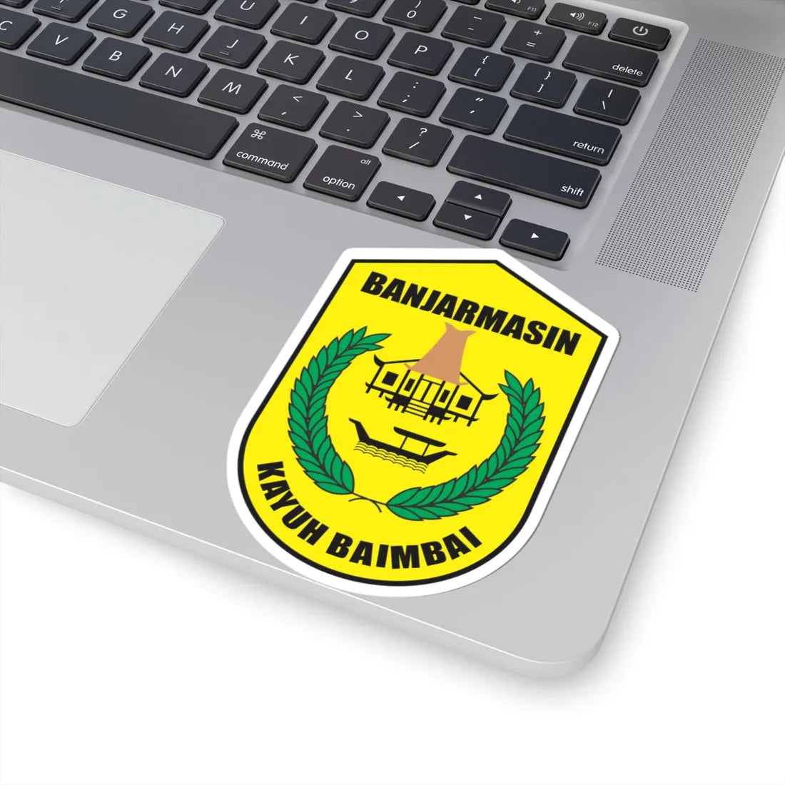 Banjarmasin Logo (Indonesia) (Coat of Arms) STICKER Vinyl Kiss-Cut Decal - The Sticker Space