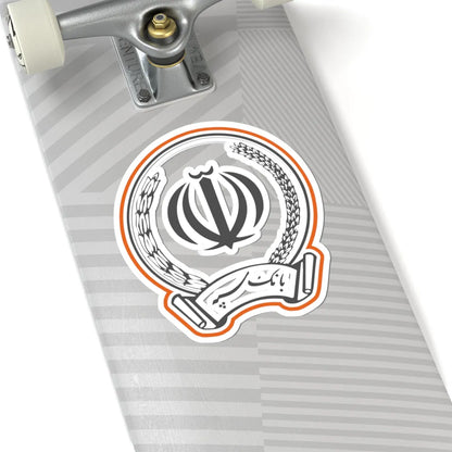 Bank Sepah logo (Iran) (Coat of Arms) STICKER Vinyl Kiss-Cut Decal - The Sticker Space