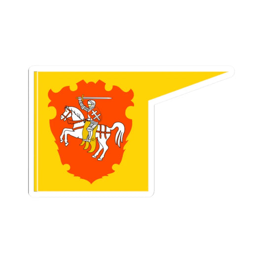 Banner of Amścisłaŭ Voivodeship (Belarus) (Coat of Arms) STICKER Vinyl Kiss-Cut Decal 2 Inch White - The Sticker Space