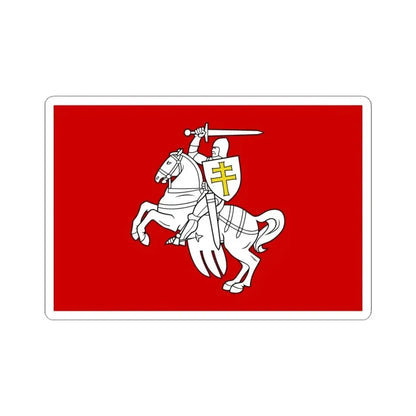 Banner of arms of Belarus 1991-1995 3-2 (Belarus) STICKER Vinyl Kiss-Cut Decal 4 Inch White - The Sticker Space