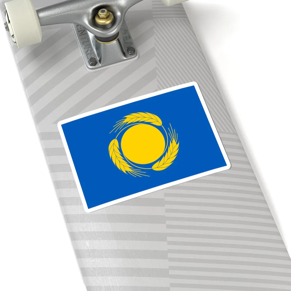 Banner of arms of Cherkasy Oblast (Ukraine) STICKER Vinyl Kiss-Cut Decal - The Sticker Space