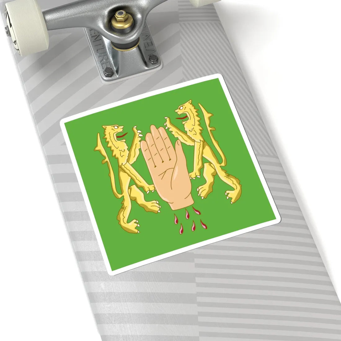 Banner of arms of OReilly (Ireland) STICKER Vinyl Kiss-Cut Decal - The Sticker Space