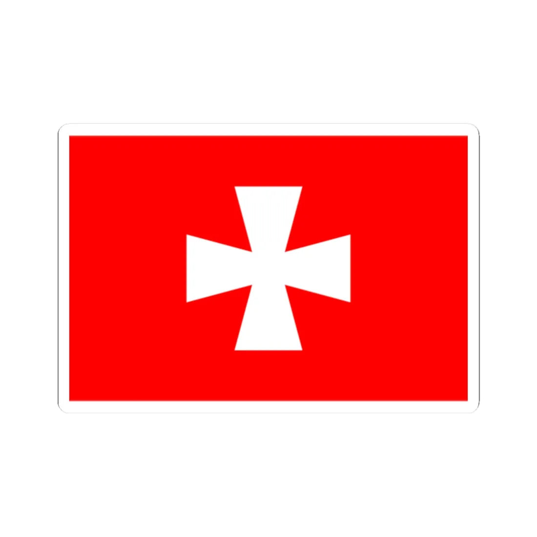 Banner of arms of Rivne Oblast (Ukraine) STICKER Vinyl Kiss-Cut Decal 2 Inch White - The Sticker Space