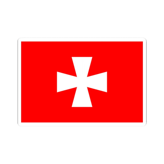 Banner of arms of Rivne Oblast (Ukraine) STICKER Vinyl Kiss-Cut Decal 2 Inch White - The Sticker Space