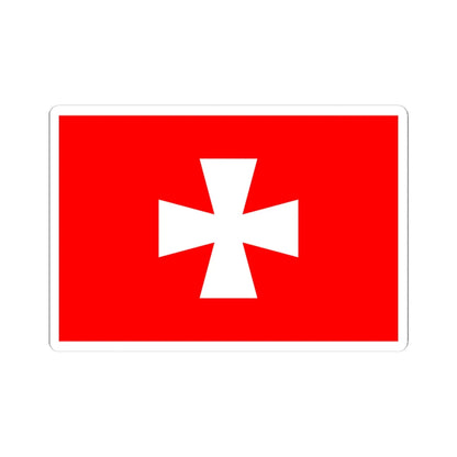 Banner of arms of Rivne Oblast (Ukraine) STICKER Vinyl Kiss-Cut Decal 4 Inch White - The Sticker Space