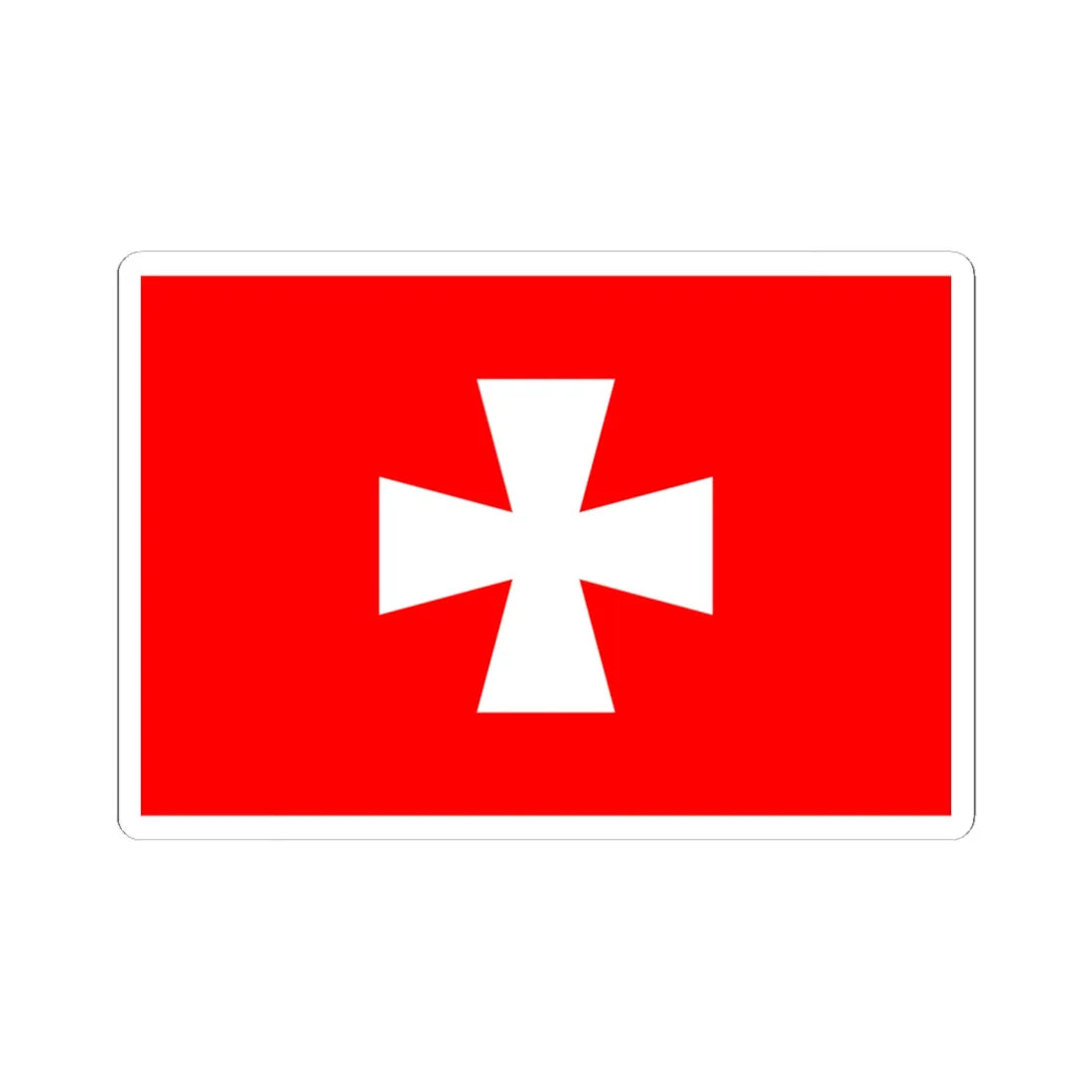 Banner of arms of Rivne Oblast (Ukraine) STICKER Vinyl Kiss-Cut Decal 6 Inch White - The Sticker Space