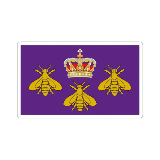 Banner of Arms of the Empire of the Sahara (Algeria) STICKER Vinyl Kiss-Cut Decal 2 Inch White - The Sticker Space