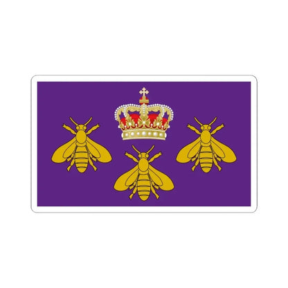 Banner of Arms of the Empire of the Sahara (Algeria) STICKER Vinyl Kiss-Cut Decal 3 Inch White - The Sticker Space