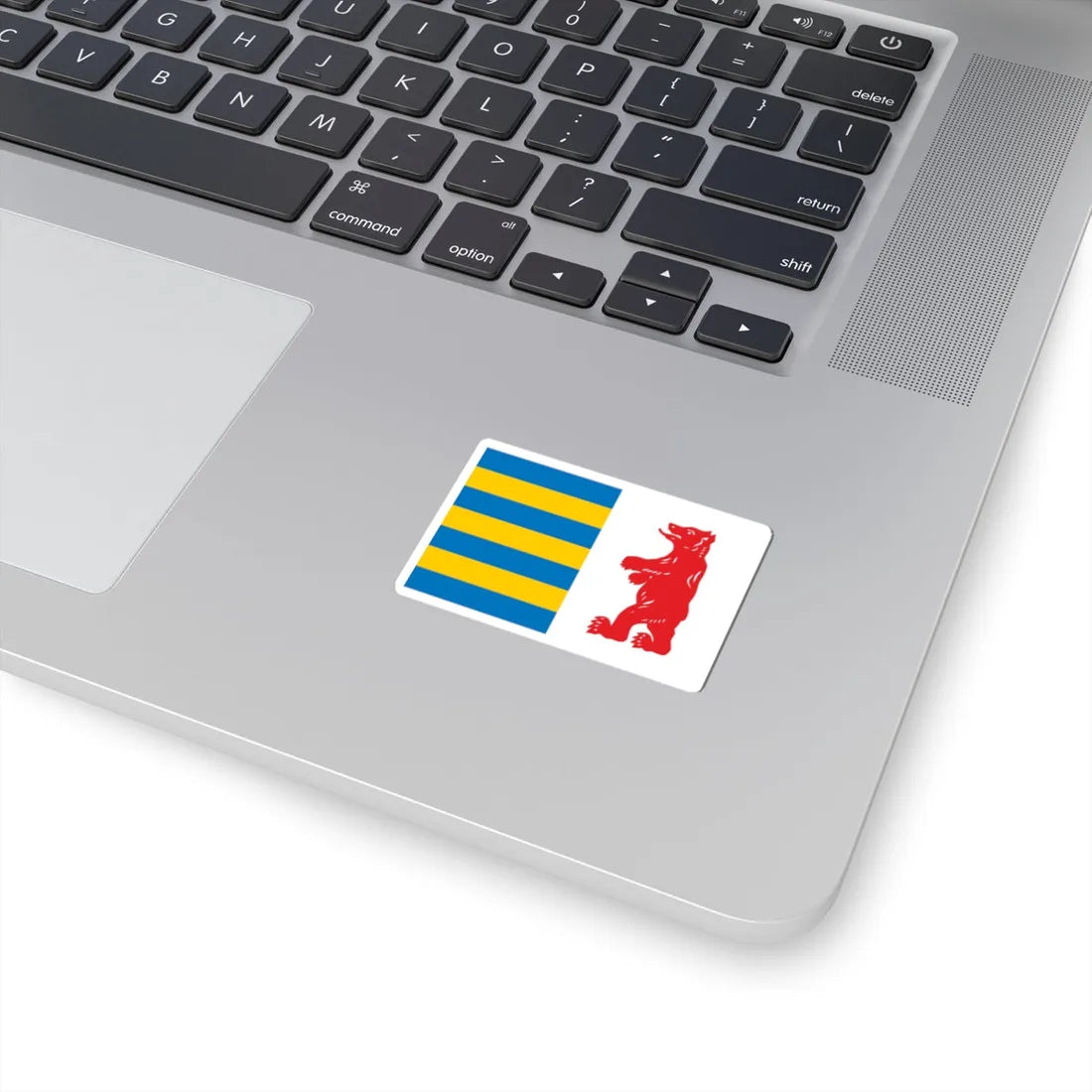 Banner of arms of Zakarpattia Oblast (Ukraine) STICKER Vinyl Kiss-Cut Decal - The Sticker Space