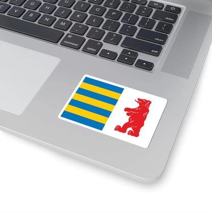 Banner of arms of Zakarpattia Oblast (Ukraine) STICKER Vinyl Kiss-Cut Decal - The Sticker Space