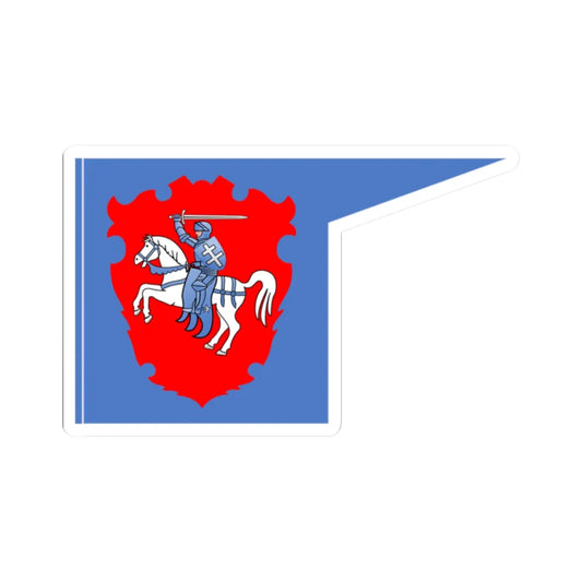 Banner of Bieraście Voivodeship (Belarus) (Coat of Arms) STICKER Vinyl Kiss-Cut Decal 2 Inch White - The Sticker Space