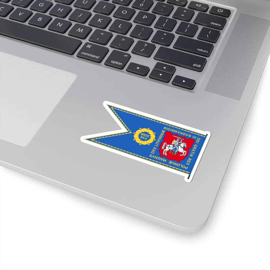 Banner of Brest Litovsk Voivodeship 1609-1618-2 (Belarus) (Coat of Arms) STICKER Vinyl Kiss-Cut Decal - The Sticker Space