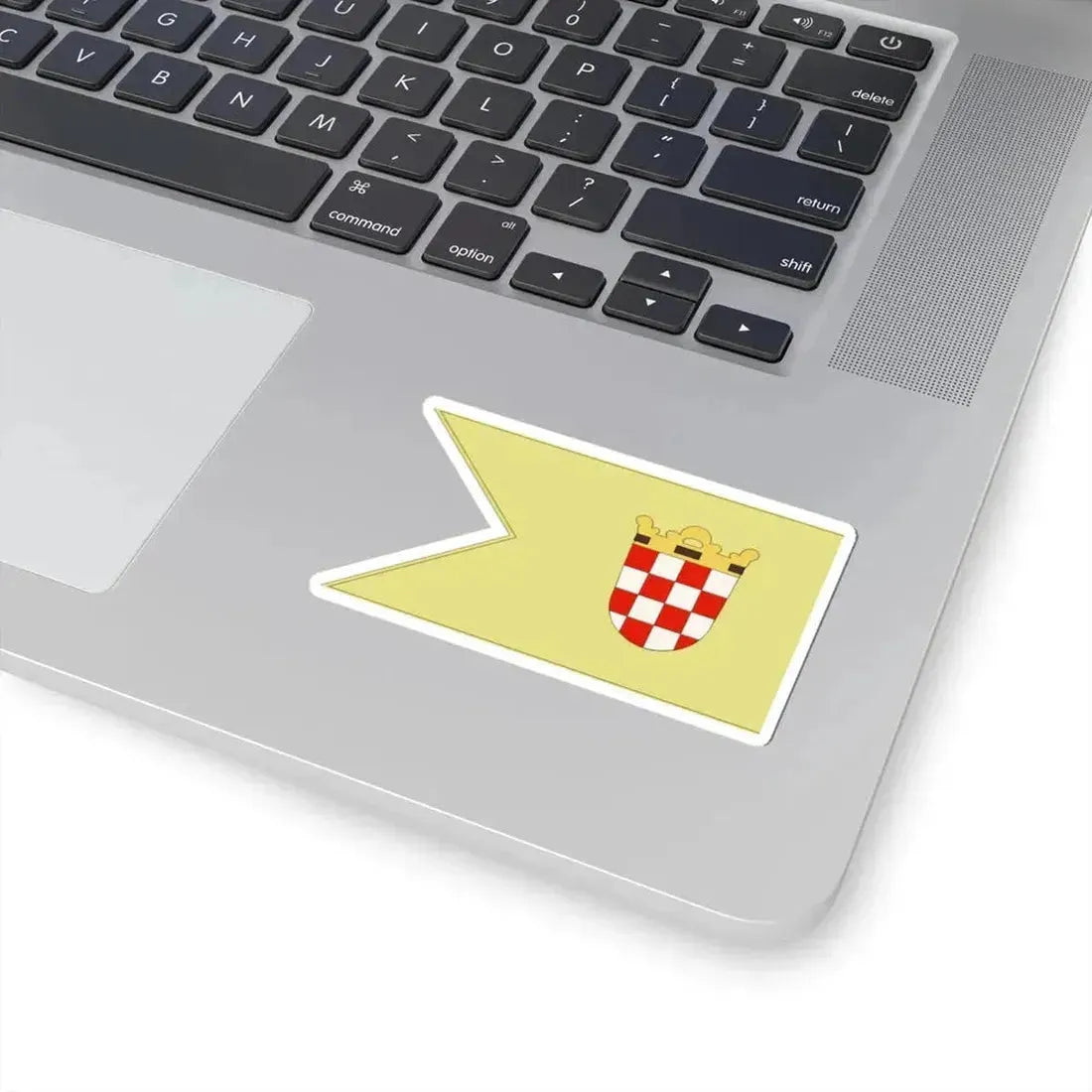 Banner of Croatia at Ferdinand IIs coronation 1618 (Croatia) STICKER Vinyl Kiss-Cut Decal - The Sticker Space