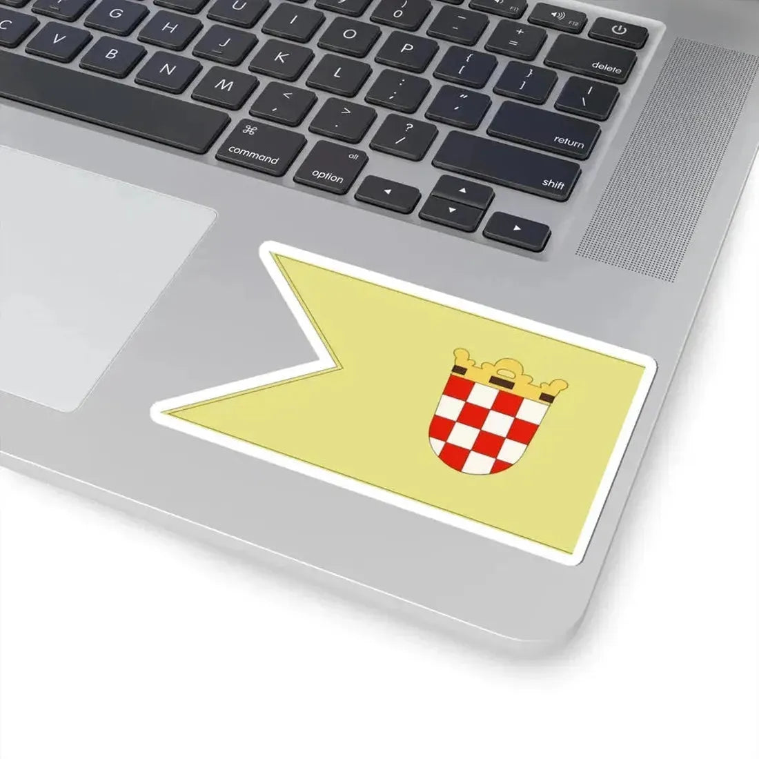 Banner of Croatia at Ferdinand IIs coronation 1618 (Croatia) STICKER Vinyl Kiss-Cut Decal - The Sticker Space