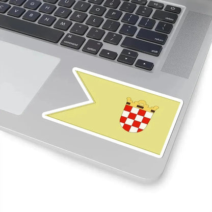 Banner of Croatia at Ferdinand IIs coronation 1618 (Croatia) STICKER Vinyl Kiss-Cut Decal - The Sticker Space