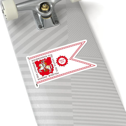 Banner of Duchy of Samogitia 1609-1618-1 (Belarus) (Coat of Arms) STICKER Vinyl Kiss-Cut Decal - The Sticker Space